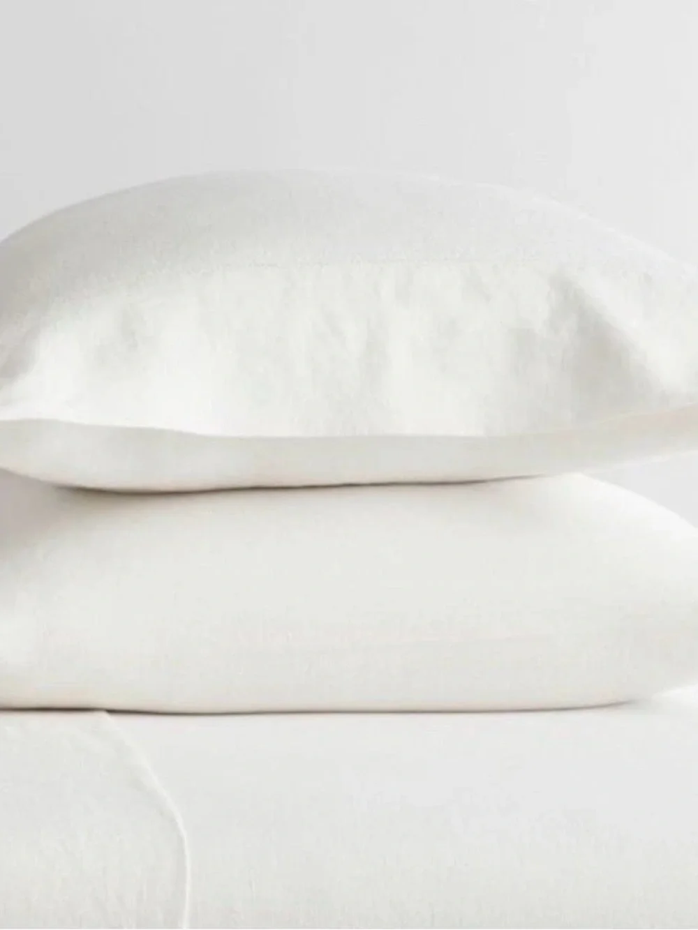 Pottery Barn Belgian Flax Linen King Pillow Case ~ ( Set of 2 )
